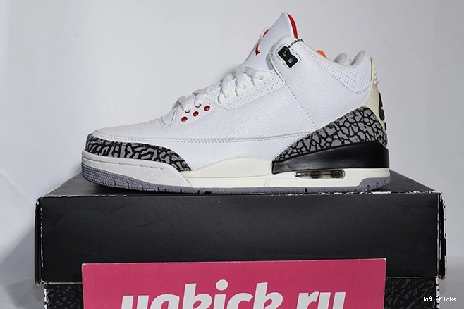 Flexible Jordan 3 Cement White 393 Retro Reimagined DN3707-100 0727